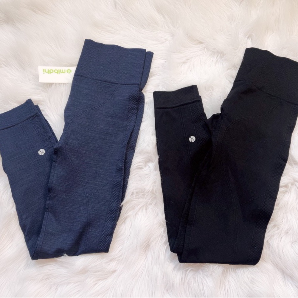 2 pairs Mibdhi brand,  brand new high end active wear/yoga/daily wear leggings